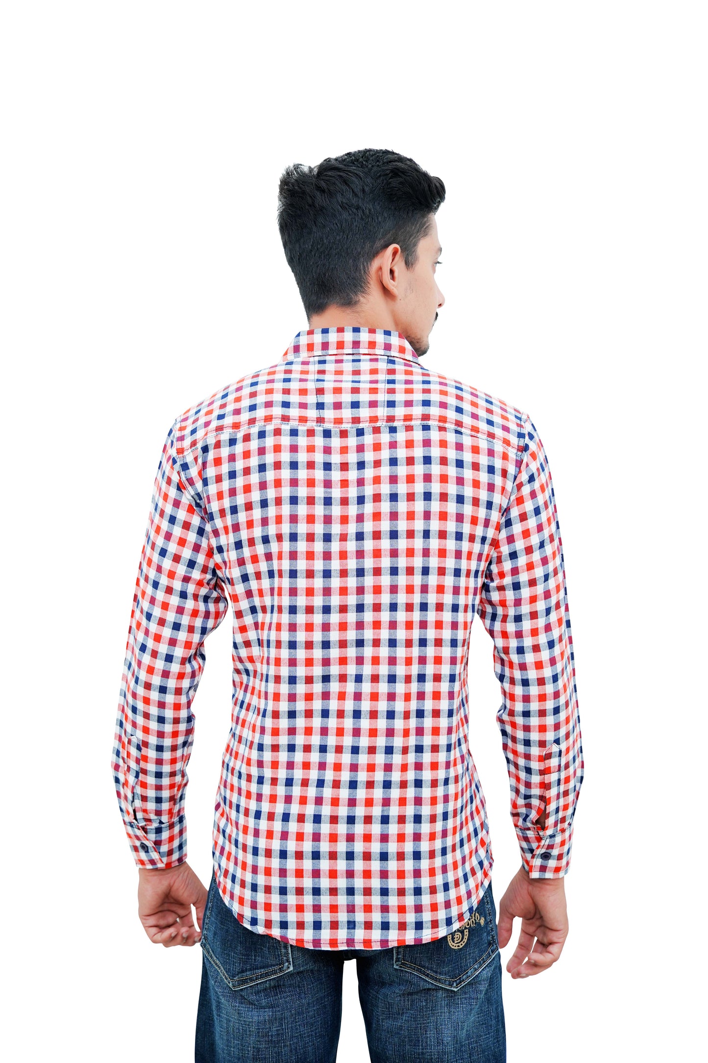 Check Shirt for Men (Red White)