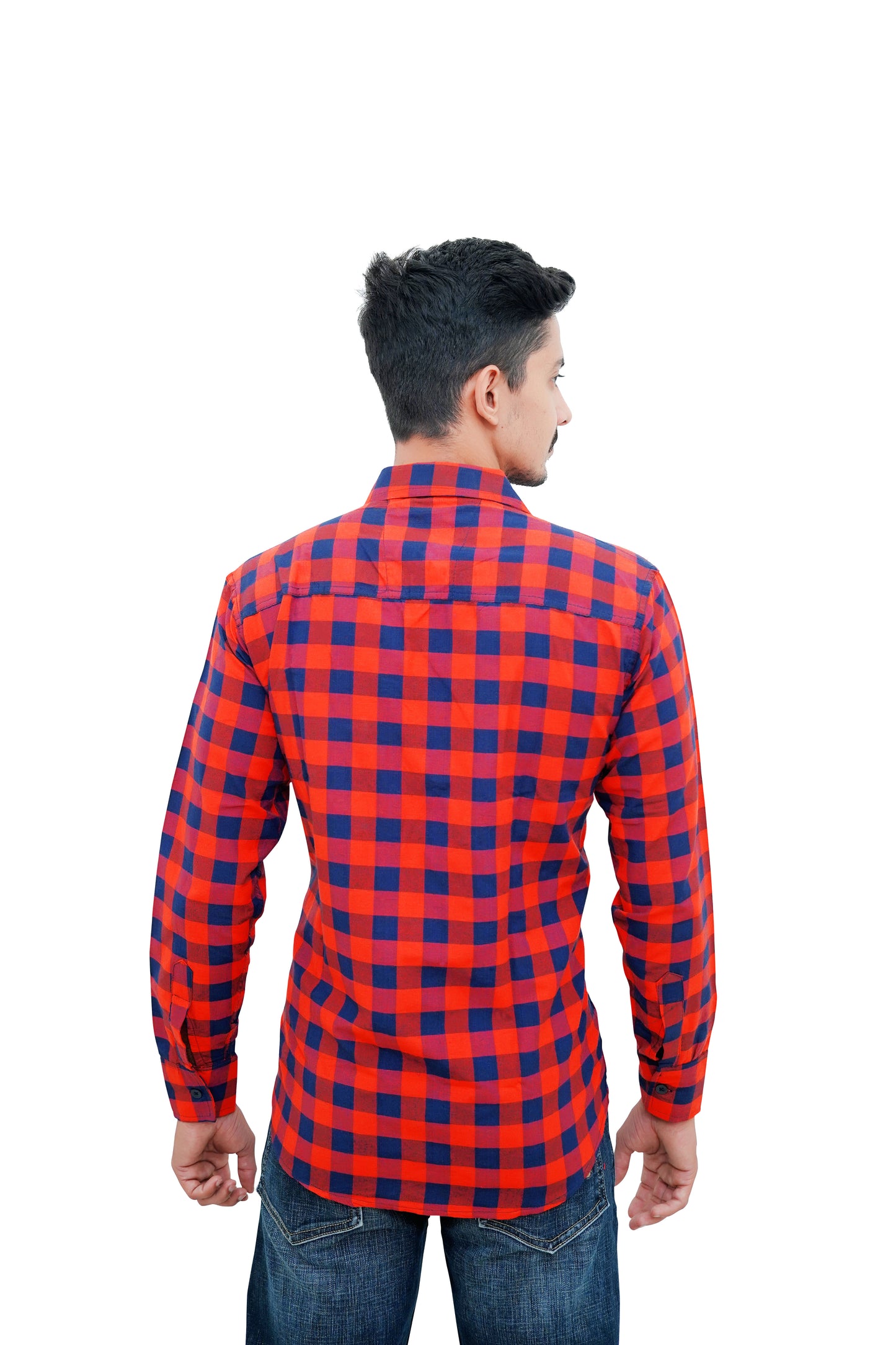 Check Shirt for Men (Red Check)