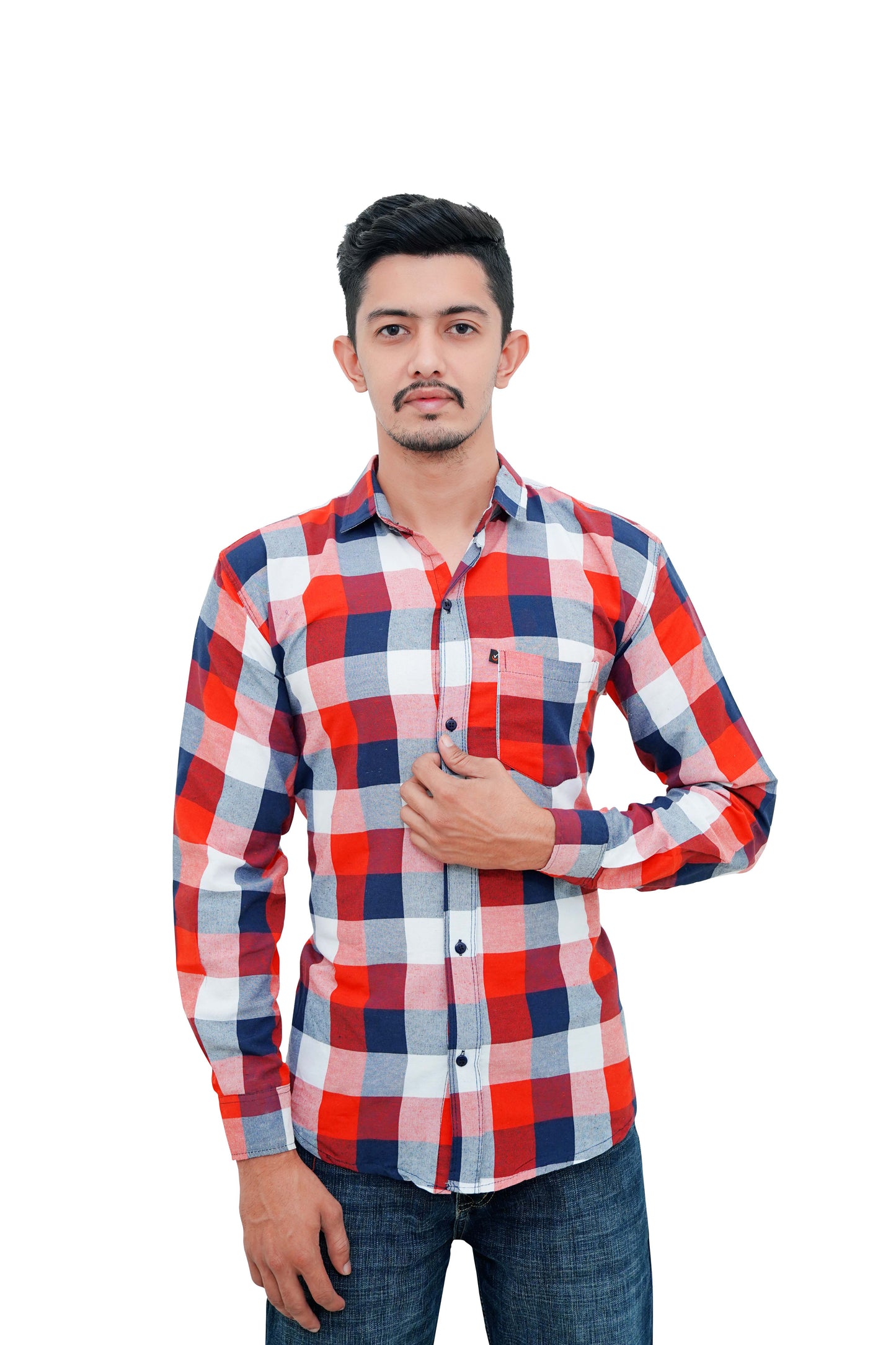Check Shirt for Men (Red Box)
