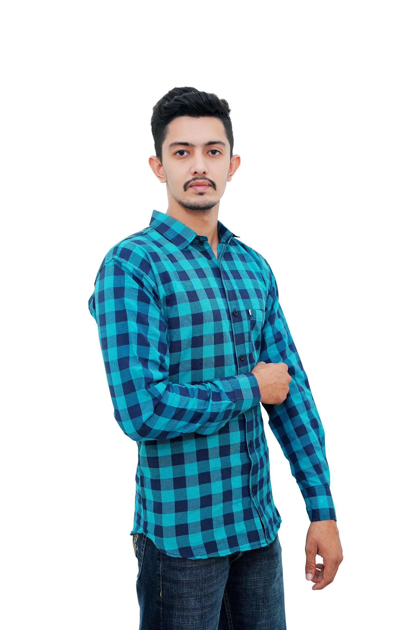 Check Shirt for Men (Green Box)