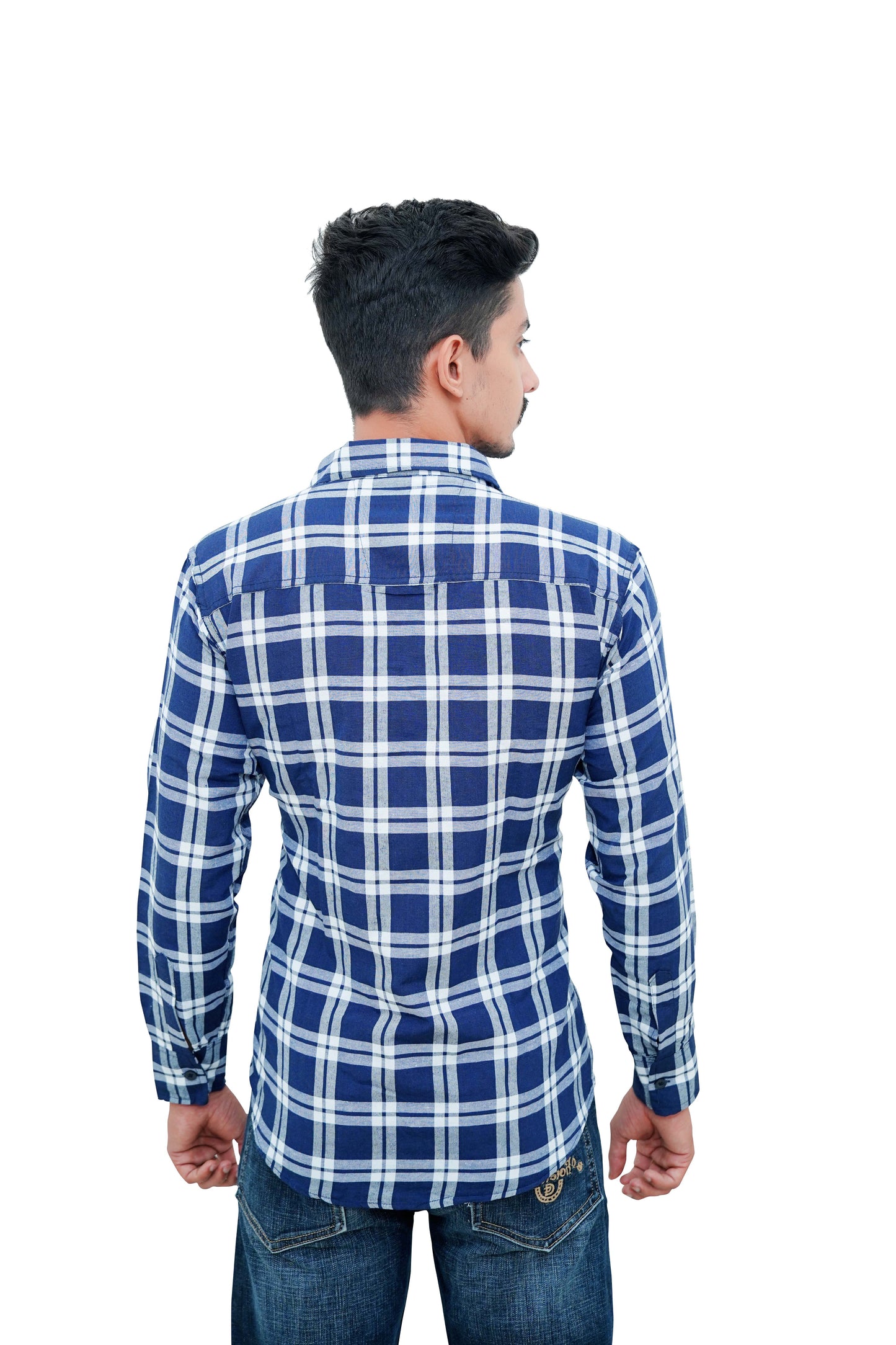Check Shirt for Men (Blue Check)