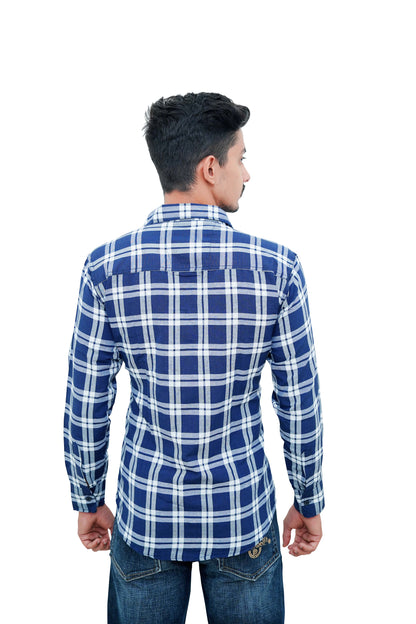 Check Shirt for Men (Blue Check)