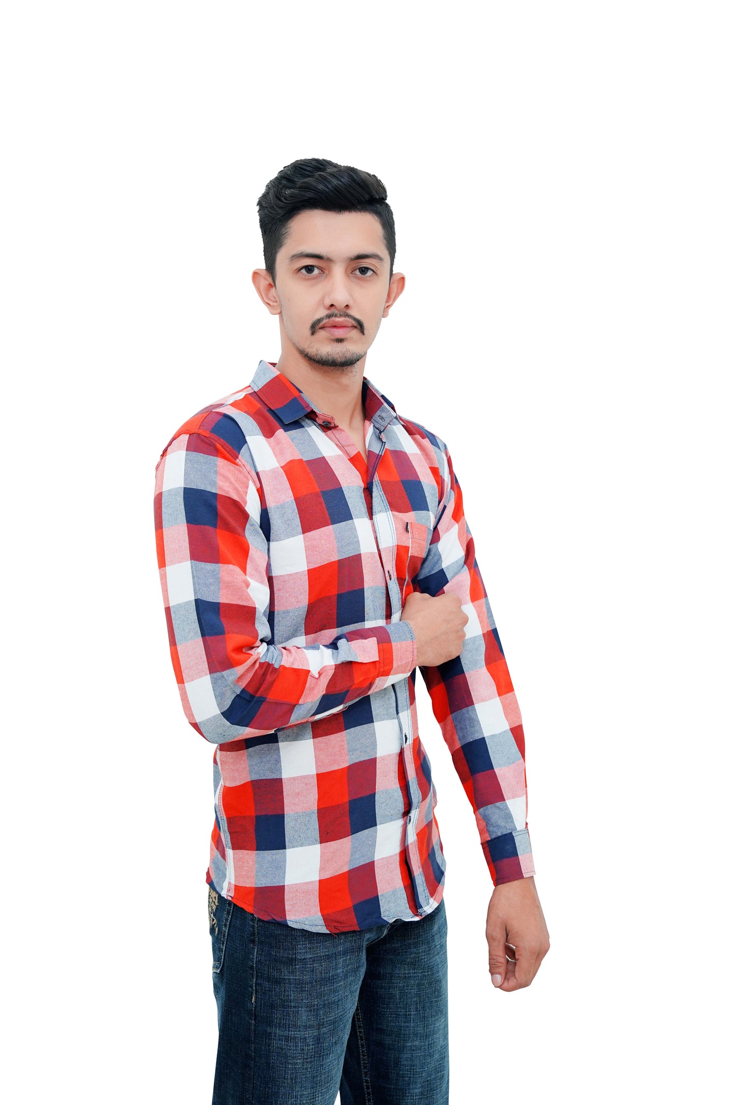 Check Shirt for Men (Red Box)