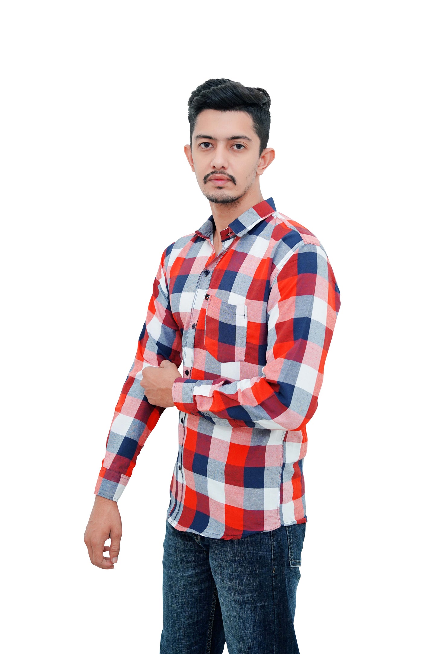 Check Shirt for Men (Red Box)