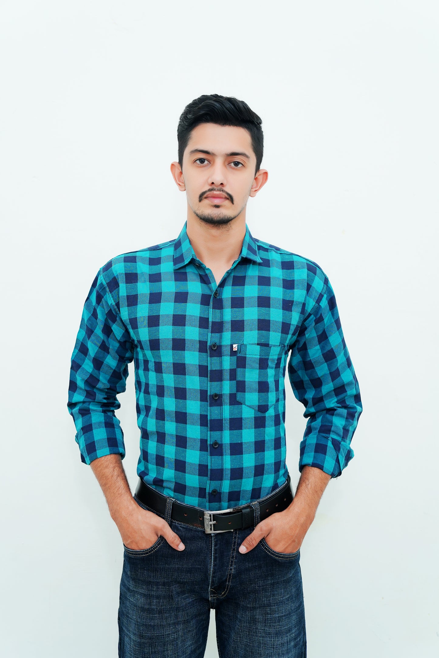 Check Shirt for Men (Green Box)