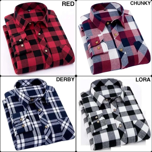 Combo of 4 check shirts (CDLR)